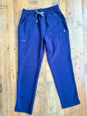 Women’s FIGS Navy Blue Scrub Pants Technical Collection